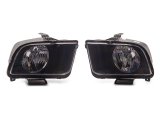 Raxiom 05-09 Ford Mustang Axial Series OEM Style Rep Headlights- Chrome Housing (Clear Lens) thumbnail 1