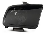 Raxiom 05-09 Ford Mustang Axial Series OEM Style Rep Headlights- Chrome Housing- Smoked Lens thumbnail 2