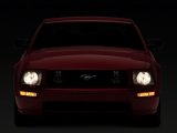 Raxiom 05-09 Ford Mustang Axial Series OEM Style Rep Headlights- Chrome Housing- Smoked Lens thumbnail 6