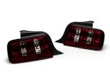 Raxiom 05-09 Ford Mustang Coyote Tail Lights- Black Housing (Smoked Lens) thumbnail 1