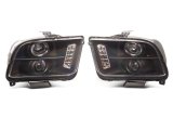 Raxiom 05-09 Ford Mustang Excluding GT500 LED Halo Projector Headlights- Black Housing (Clear Lens) thumbnail 9