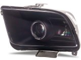 Raxiom 05-09 Ford Mustang w/ Factory Halogen LED Halo Headlights- Black Housing (Smoked Lens) thumbnail 1
