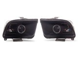Raxiom 05-09 Ford Mustang w/ Factory Halogen LED Halo Headlights- Black Housing (Smoked Lens) thumbnail 7