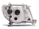 Raxiom 05-11 Toyota Tacoma Axial Series LED DRL Projector Headlights- Black Housing (Clear Lens) thumbnail 4