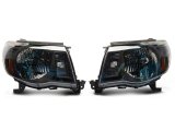Raxiom 05-11 Toyota Tacoma Axial Series OE Replacement Headlights- Black Housing (Clear Lens) thumbnail 5