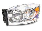 Raxiom 06-08 Dodge RAM 1500 Axial Series OEM Style Rep Headlights- Chrome Housing (Clear Lens) thumbnail 5
