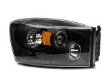 Raxiom 06-08 Dodge RAM 1500 LED Halo Projector Headlights- Black Housing (Clear Lens) thumbnail 6