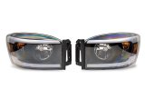 Raxiom 06-09 Dodge RAM 1500/2500/3500 Axial Headlights w/ SEQL LED Bar- Black Housing (Clear Lens) thumbnail 6