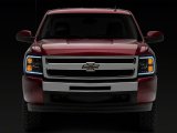 Raxiom 07-13 Chevrolet Silverado 1500 Axial Series Headlights w/ LED Bar- Black Housing (Clear Lens) thumbnail 3