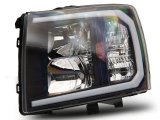 Raxiom 07-13 Chevrolet Silverado 1500 Axial Series Headlights w/ LED Bar- Black Housing (Clear Lens) thumbnail 4