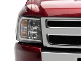 Raxiom 07-13 Chevrolet Silverado 1500 Axial Series Headlights w/ LED Bar- Black Housing (Clear Lens) thumbnail 8