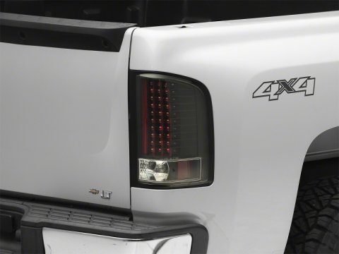 Raxiom 07-13 Chevrolet Silverado 1500 LED Tail Lights- Black Housing (Clear Lens)
