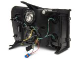 Raxiom 07-13 GMC Sierra 1500 Axial Series Headlights w/ LED Bar- Black Housing (Clear Lens) thumbnail 5