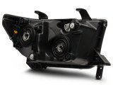 Raxiom 07-13 Toyota Tundra Axial Series Projector Headlights w/ LED Bar- Black Housing (Clear Lens) thumbnail 2