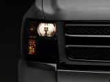 Raxiom 07-14 Chevrolet Silverado 1500 HD Axial OEM Rep Headlights- Chrome Housing- Smoked Lens thumbnail 1