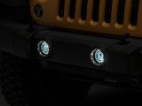 Raxiom 07-18 Jeep Wrangler JK 18-23 Jeep Wrangler JL Axial Series Nighthawk LED Fog Lights thumbnail 2