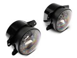 Raxiom 07-18 Jeep Wrangler JK 18-23 Jeep Wrangler JL Axial Series Nighthawk LED Fog Lights thumbnail 8