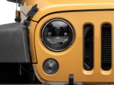 Raxiom 07-18 Jeep Wrangler JK 7-In LED Headlights- Black Housing (Clear Lens) thumbnail 5