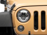 Raxiom 07-18 Jeep Wrangler JK 7-In LED Headlights- Chrome Housing (Clear Lens) thumbnail 2