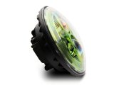 Raxiom 07-18 Jeep Wrangler JK 7-In LED Headlights Green Housing- Clear Lens thumbnail 2
