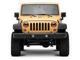 Raxiom 07-18 Jeep Wrangler JK 7-In LED Headlights- Red Housing- Clear Lens thumbnail 3
