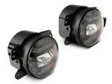 Raxiom 07-18 Jeep Wrangler JK Axial Series 4-In LED Fog Lights- Clear thumbnail 1