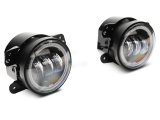 Raxiom 07-18 Jeep Wrangler JK Axial Series 4-In LED Fog Lights w/ RGB Halo thumbnail 1