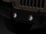 Raxiom 07-18 Jeep Wrangler JK Axial Series 4-In LED Fog Lights w/ RGB Halo thumbnail 3