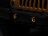 Raxiom 07-18 Jeep Wrangler JK Axial Series Halo LED Fog Lights- Amber thumbnail 8