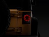Raxiom 07-18 Jeep Wrangler JK Axial Series Halo LED Tail Lights- Black Housing (Clear Lens) thumbnail 8