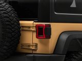 Raxiom 07-18 Jeep Wrangler JK Axial Series JL Style LED Tail Lights- Black Housing- Red Lens thumbnail 5