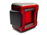 Raxiom 07-18 Jeep Wrangler JK Axial Series JL Style LED Tail Lights- Black Housing- Red Lens thumbnail 8