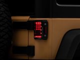Raxiom 07-18 Jeep Wrangler JK Axial Series LED Tail Lights- Black Housing (Clear Lens) thumbnail 1