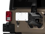 Raxiom 07-18 Jeep Wrangler JK Axial Series License Plate Bracket w/ LED Brake Light thumbnail 1