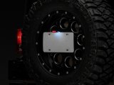 Raxiom 07-18 Jeep Wrangler JK Axial Series License Plate Bracket w/ LED Brake Light thumbnail 2
