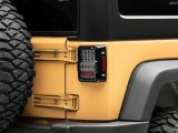 Raxiom 07-18 Jeep Wrangler JK Axial Series Lux LED Tail Lights- Black Housing (Clear Lens) thumbnail 7