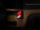 Raxiom 07-18 Jeep Wrangler JK Axial Series Trident LED Tail Lights- Black Housing (Clear Lens) thumbnail 4
