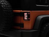 Raxiom 07-18 Jeep Wrangler JK Axial Series Vision LED Tail Lights- Black Housing (Clear Lens) thumbnail 1
