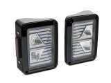 Raxiom 07-18 Jeep Wrangler JK Axial Series Vision LED Tail Lights- Black Housing (Clear Lens) thumbnail 6