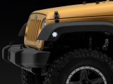 Raxiom 07-18 Jeep Wrangler JK Axial Series White LED Side Marker Lights- Smoked thumbnail 1