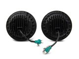 Raxiom 07-18 Jeep Wrangler JK Axial Spider LED Headlights w/Angel Eye Halo- Blk Housing (Clear Lens) thumbnail 7