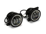 Raxiom 07-23 Jeep Wrangler JK & JL Axial Series Halo LED Fog Lights- Amber thumbnail 1