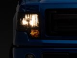 Raxiom 09-14 Ford F-150 Axial OEM Style Rep Headlights- Chrome Housing- Smoked Lens thumbnail 1