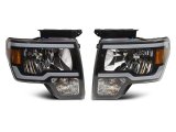 Raxiom 09-14 Ford F-150 Axial Series Headlight w/ SEQL LED Bar- Black Housing (Clear Lens) thumbnail 2
