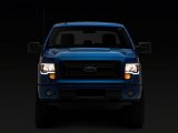 Raxiom 09-14 Ford F-150 Axial Series Headlights w/ LED Bar- Black Housing (Clear Lens) thumbnail 4