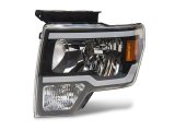 Raxiom 09-14 Ford F-150 Axial Series Headlights w/ LED Bar- Black Housing (Clear Lens) thumbnail 8