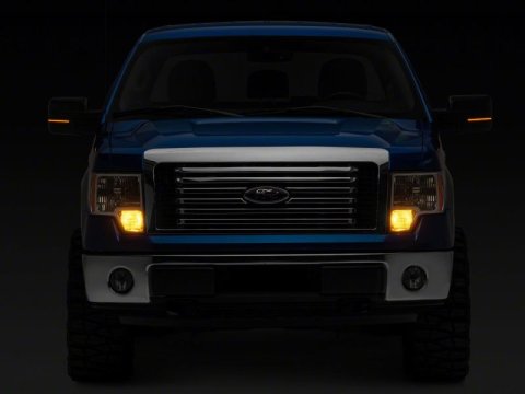 Raxiom 09-14 Ford F-150 Axial Series Sequential LED Mirror Mounted Turn Signals- Smoked thumbnail 2