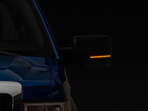 Raxiom 09-14 Ford F-150 Axial Series Sequential LED Mirror Mounted Turn Signals- Smoked thumbnail 3