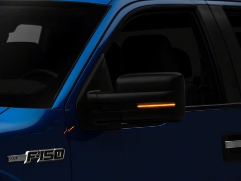 Raxiom 09-14 Ford F-150 Axial Series Sequential LED Mirror Mounted Turn Signals- Smoked thumbnail 7