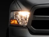 Raxiom 09-18 Dodge RAM 1500 Axial OEM Rep Headlights w/ Single Bulb- Chrome Housing (Clear Lens) thumbnail 1